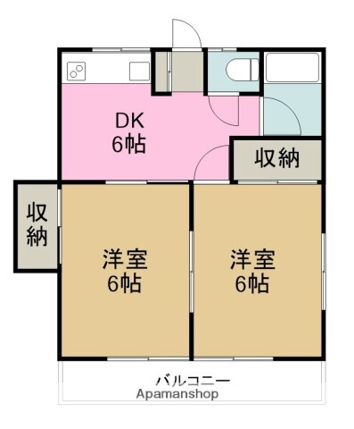 東京都西東京市緑町２ 田無駅 2DK アパート 賃貸物件詳細