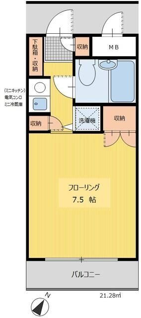 神奈川県横浜市港北区綱島西６ 新綱島駅 ワンルーム マンション 賃貸物件詳細