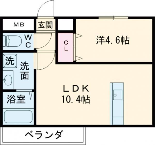 大阪府枚方市磯島北町 御殿山駅 1LDK アパート 賃貸物件詳細