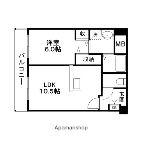 福岡県福岡市東区名島２ 名島駅 1LDK マンション 賃貸物件詳細