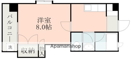 熊本県熊本市東区保田窪５ 1K マンション 賃貸物件詳細