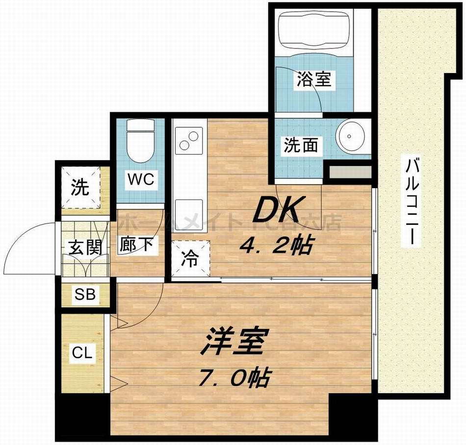 大阪府大阪市福島区福島６ 福島駅 1DK マンション 賃貸物件詳細