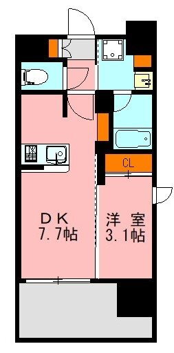福岡県福岡市博多区美野島３ 博多駅 1DK マンション 賃貸物件詳細