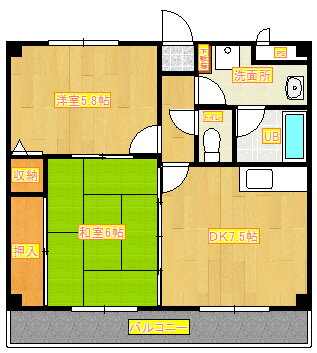 宮城県仙台市宮城野区高砂１ 陸前高砂駅 2DK マンション 賃貸物件詳細