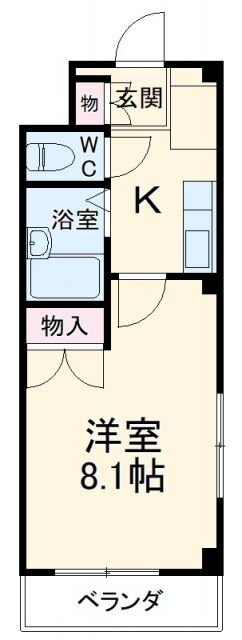 愛知県名古屋市緑区亀が洞１ 徳重駅 1K マンション 賃貸物件詳細