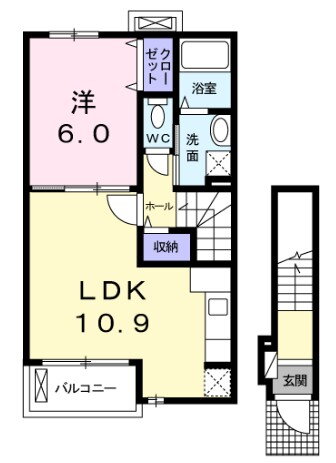 埼玉県川越市南大塚１ 南大塚駅 1LDK アパート 賃貸物件詳細