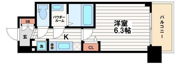 大阪府大阪市中央区森ノ宮中央２ 森ノ宮駅 1K マンション 賃貸物件詳細
