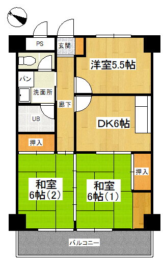 滋賀県甲賀市水口町貴生川２ 貴生川駅 3DK マンション 賃貸物件詳細
