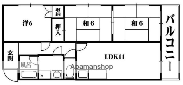 グランドコーポＬ 2階 3LDK 賃貸物件詳細