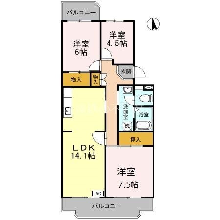 静岡県浜松市中央区早出町 上島駅 3LDK マンション 賃貸物件詳細