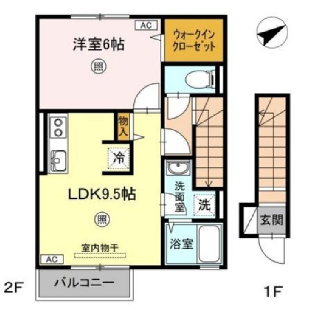 鳥取県米子市皆生新田１ 1LDK アパート 賃貸物件詳細