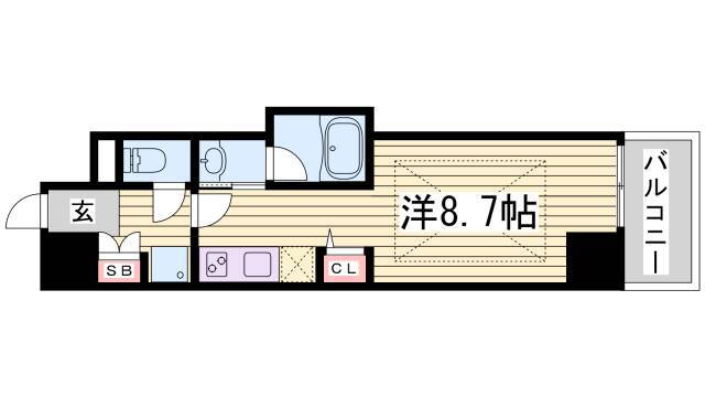 兵庫県神戸市中央区楠町６ 神戸駅 ワンルーム マンション 賃貸物件詳細