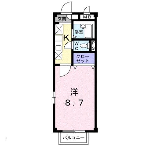 福岡県福岡市城南区樋井川２ 七隈駅 1K アパート 賃貸物件詳細