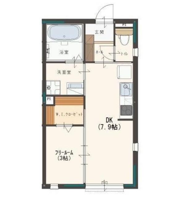 兵庫県明石市二見町福里 土山駅 1DK アパート 賃貸物件詳細