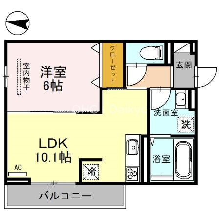 大阪府八尾市山本町南４ 河内山本駅 1LDK アパート 賃貸物件詳細