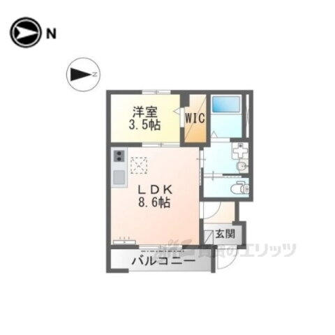 兵庫県川西市加茂５ 川西池田駅 1LDK アパート 賃貸物件詳細