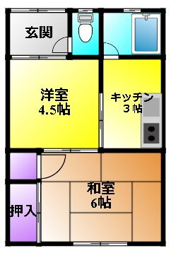 静岡県浜松市中央区小豆餅１ 上島駅 2K アパート 賃貸物件詳細