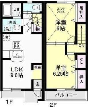 埼玉県加須市騎西 加須駅 2DK アパート 賃貸物件詳細