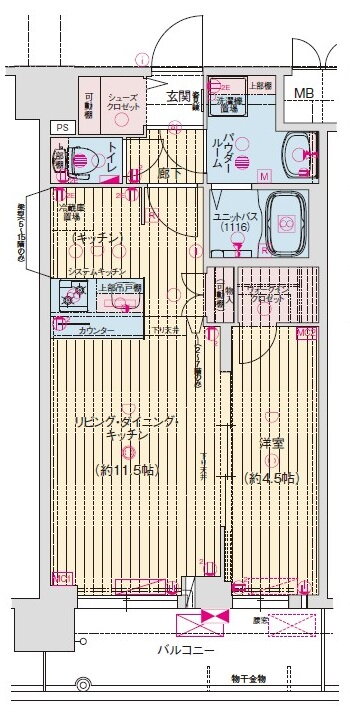 プレサンス大正フレンジ 11階 1LDK 賃貸物件詳細