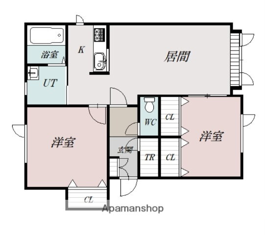北海道旭川市近文町２１ 近文駅 2LDK アパート 賃貸物件詳細