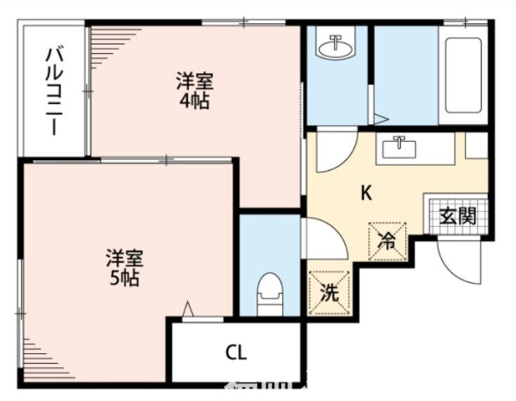 福岡県福岡市東区水谷３ 西鉄千早駅 2K アパート 賃貸物件詳細