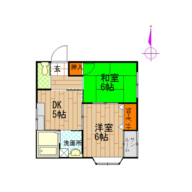 石川県金沢市入江１ 2DK アパート 賃貸物件詳細