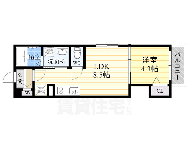 大阪府大阪市西成区玉出中１ 岸里玉出駅 1LDK アパート 賃貸物件詳細