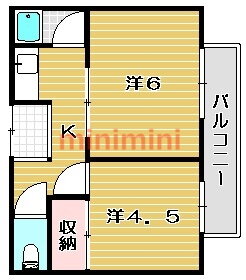 大阪府茨木市丑寅１ 南茨木駅 2DK マンション 賃貸物件詳細
