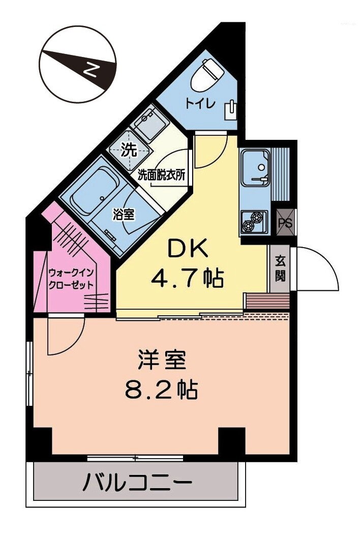 メゾン桜丘 1階 1DK 賃貸物件詳細