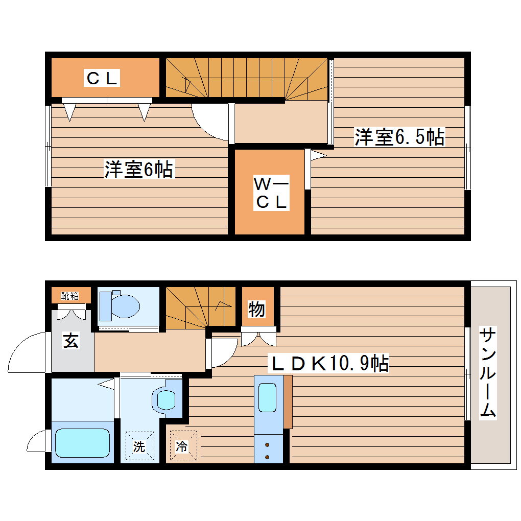 宮城県仙台市青葉区愛子東５ 愛子駅 2LDK 一戸建て 賃貸物件詳細