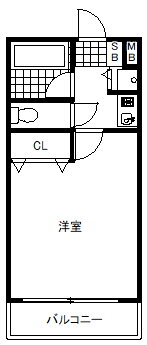 シャトラン弓木壱番館 1階 1K 賃貸物件詳細