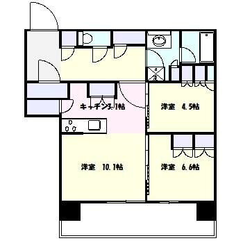 東京都中央区晴海５ 勝どき駅 2LDK マンション 賃貸物件詳細