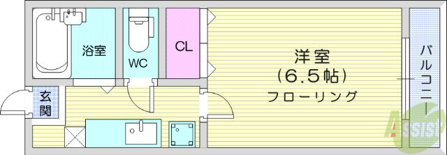 宮城県仙台市青葉区旭ケ丘１ 台原駅 1K マンション 賃貸物件詳細