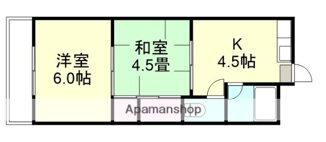 岡山県倉敷市川入 倉敷駅 2K マンション 賃貸物件詳細