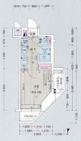 愛知県名古屋市中区丸の内２ 丸の内駅 1K マンション 賃貸物件詳細