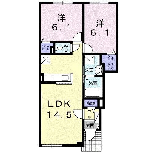 ヒカルサ　苫小牧　フロント 1階 2LDK 賃貸物件詳細