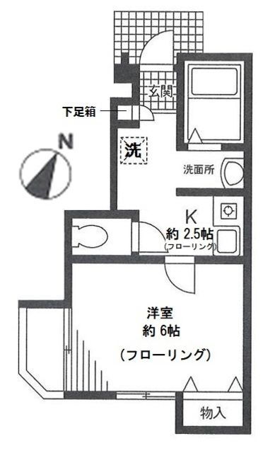 神奈川県横浜市南区中村町１ 石川町駅 1K アパート 賃貸物件詳細