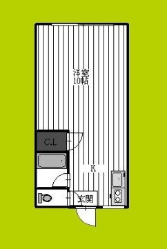 サニーハイツ 3階 ワンルーム 賃貸物件詳細