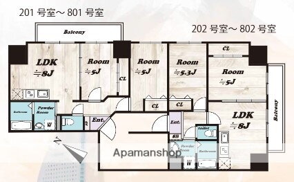 神奈川県横浜市中区伊勢佐木町６ 阪東橋駅 2LDK マンション 賃貸物件詳細