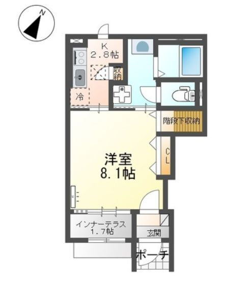 広島県福山市千代田町２ 福山駅 1K アパート 賃貸物件詳細