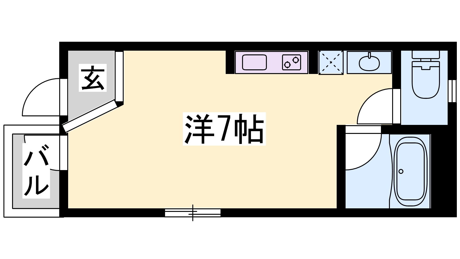 兵庫県姫路市豊沢町 姫路駅 ワンルーム マンション 賃貸物件詳細