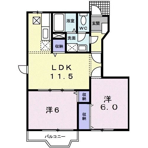 茨城県那珂市鹿島 瓜連駅 2LDK アパート 賃貸物件詳細