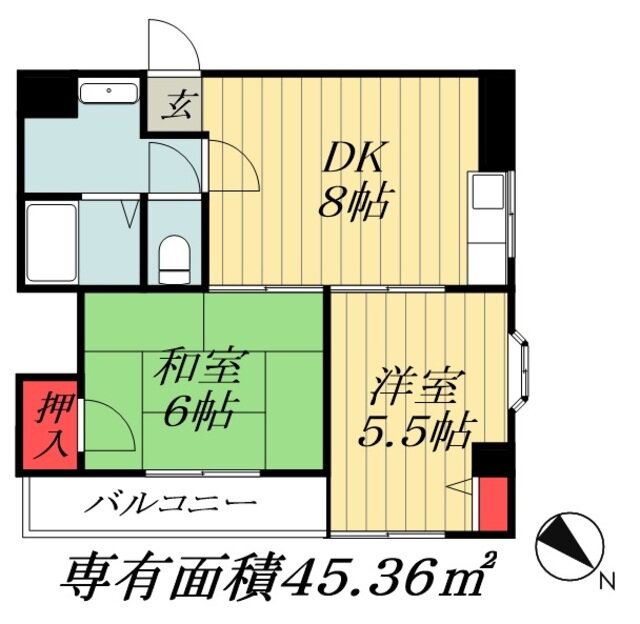 千葉県市川市塩焼３ 妙典駅 2DK マンション 賃貸物件詳細