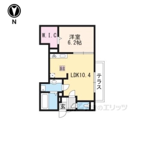 京都府京都市右京区嵯峨北堀町 鹿王院駅 1LDK アパート 賃貸物件詳細