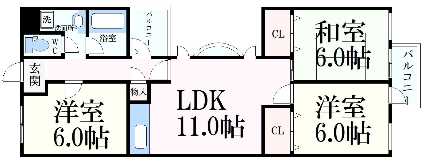 兵庫県芦屋市朝日ケ丘町 芦屋川駅 3LDK マンション 賃貸物件詳細