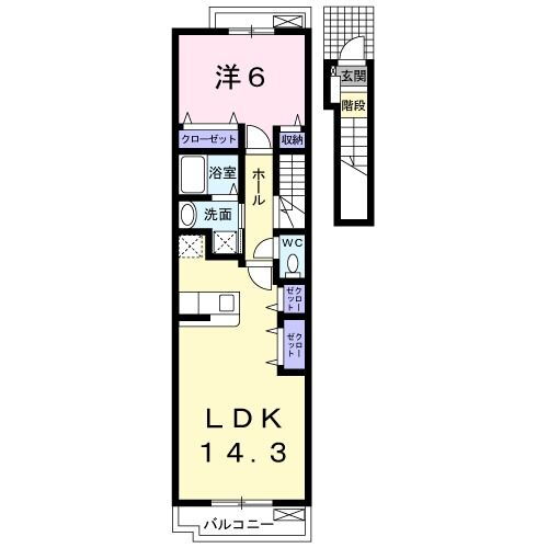 静岡県掛川市逆川 掛川駅 1LDK アパート 賃貸物件詳細