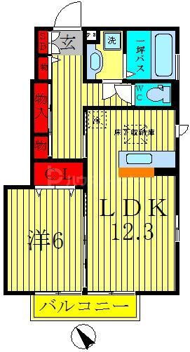 千葉県松戸市八ケ崎７ 馬橋駅 1LDK アパート 賃貸物件詳細