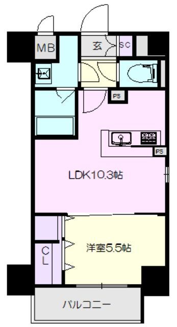 愛知県名古屋市北区山田１ 大曽根駅 1LDK マンション 賃貸物件詳細