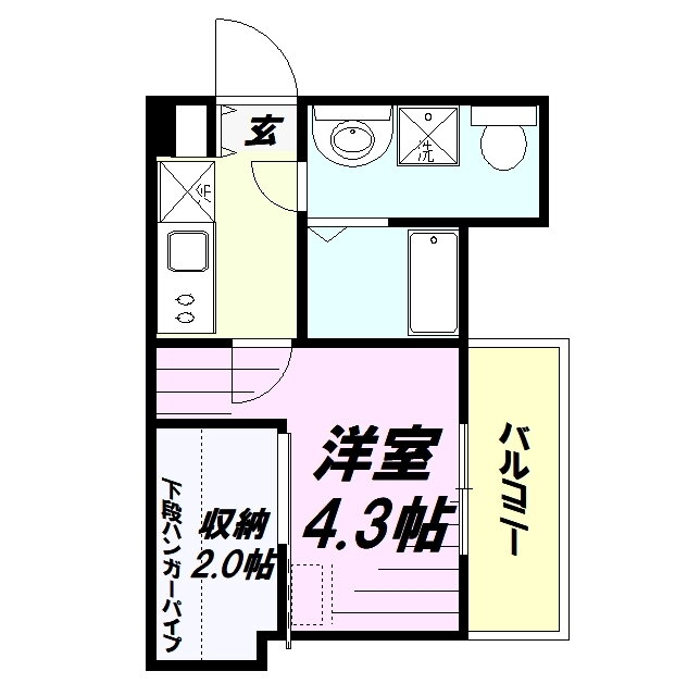 東京都八王子市散田町１ 西八王子駅 1K アパート 賃貸物件詳細