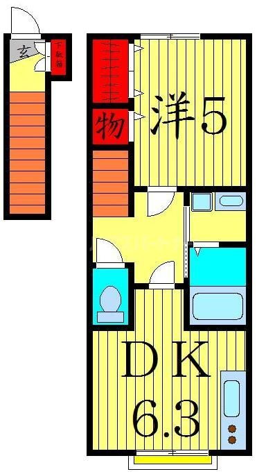 東京都葛飾区堀切５ 堀切菖蒲園駅 1DK アパート 賃貸物件詳細